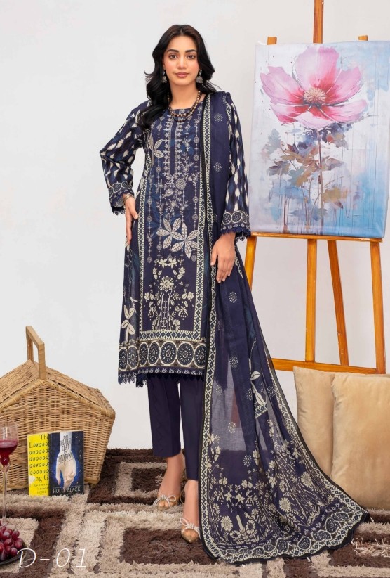Romania By Sobia Waseem 3 PIECE LAWN COLLECTION