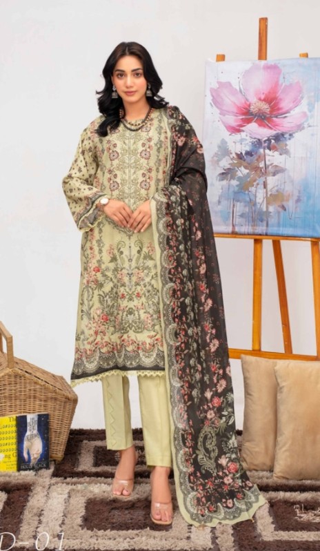 Romania By Sobia Waseem 3 PIECE LAWN COLLECTION
