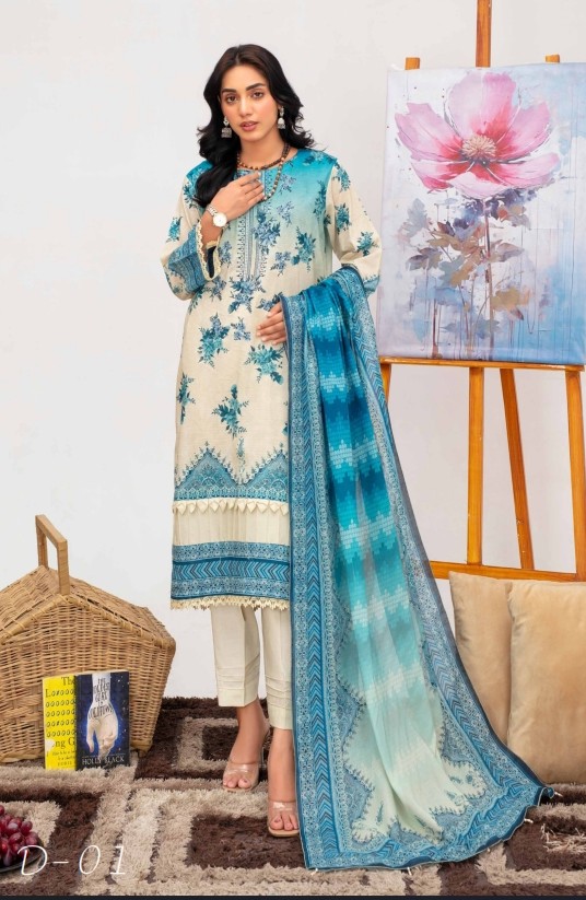Romania By Sobia Waseem 3 PIECE LAWN COLLECTION